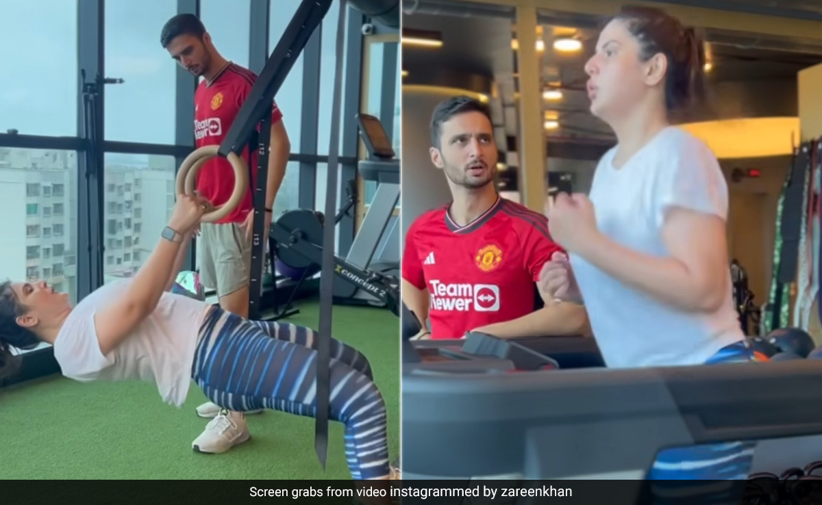 Zareen Khan Is Proof That You Can Laugh Your Way Through An Intense Workout Session