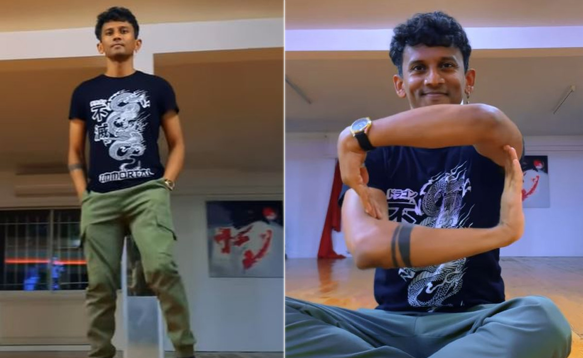 डांस स्टेप्स के जरिए सिखाया न्यूटन का लॉ, बनाए ज्योमैट्रिक शेप्स, डांसिंग प्रोफेसर के वायरल वीडियो ने स्टूडेंट्स का जीता दिल