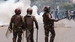 Pics: Tear Gas, Rocks, And Looting As Kenya Police And Protesters Clash