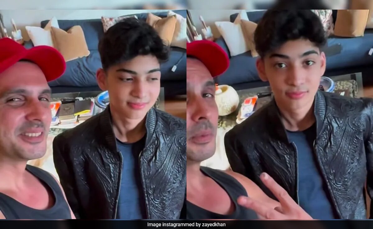 On Zayed Khan's Birthday, Son Zidaan Wears Actor's <i>Main Hoon Na</i> Jacket