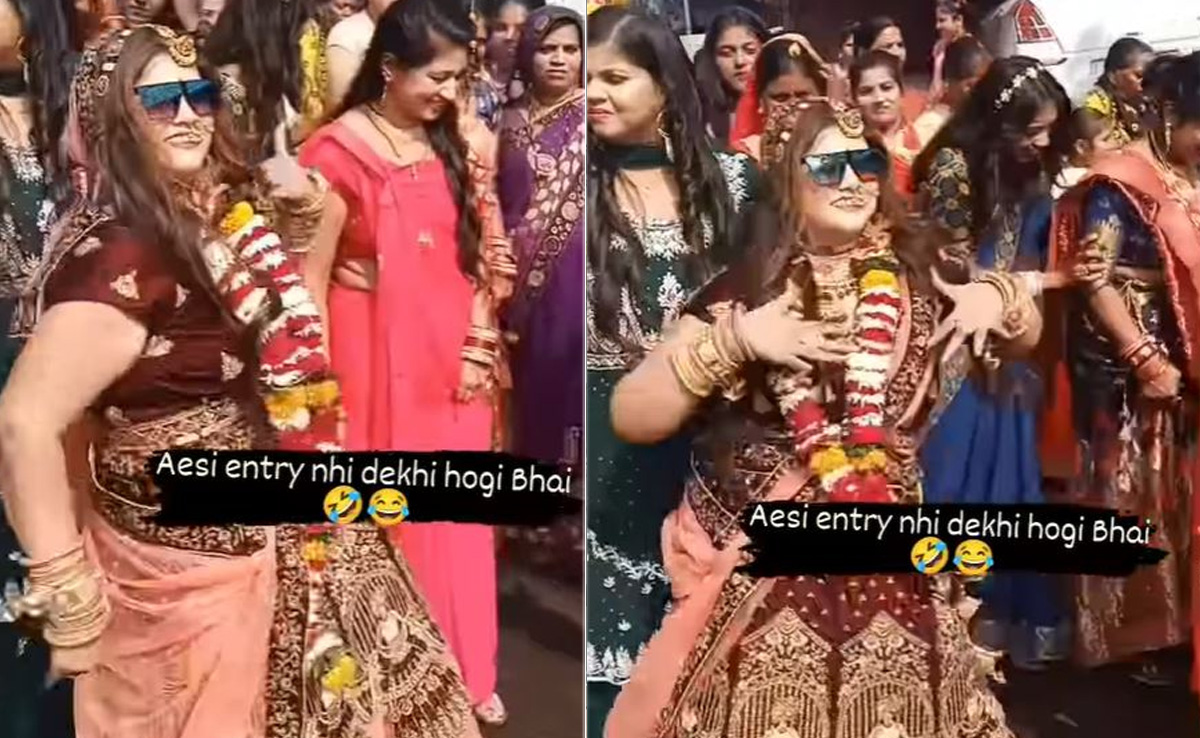 शादी की ऐसी खुशी की बीच बाज़ार में झूम-झूमकर नाचने लगी दुल्हन, वीडियो पर आए कमेंट्स को पढ़कर रोके नहीं रुकेगी हंसी
