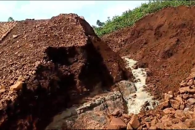 Percolation Tank Burst in First rain Percolation Tank Burst in First rain