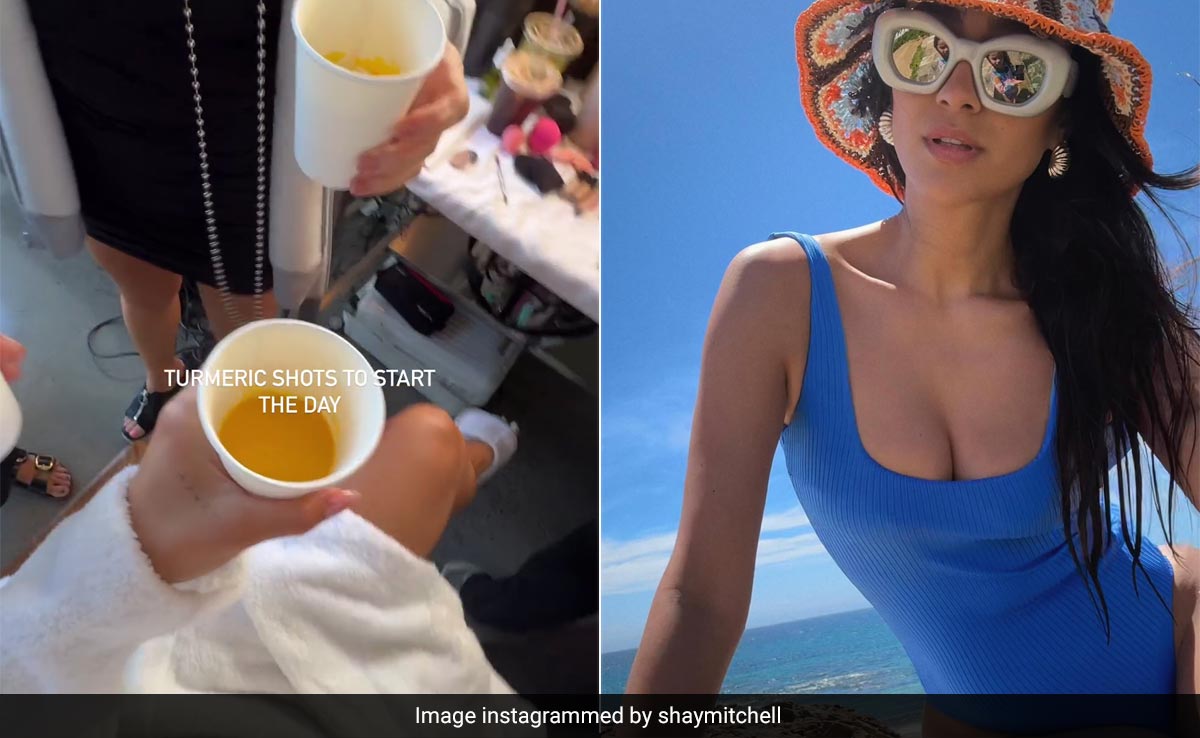 Shay Mitchell's Morning Turmeric Shot Is A Super Way To Start The Day