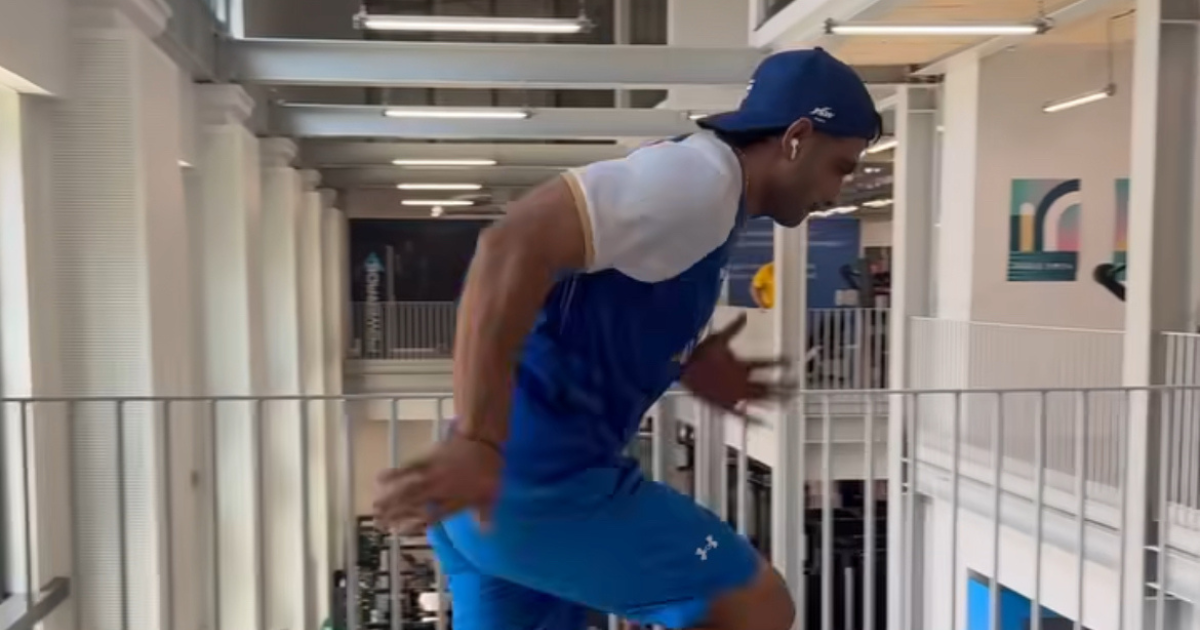 Neeraj Chopra's Ladder Drills Lets Him Be On The Top Of His Fitness Game