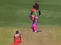 Iftikhar Ahmed: हो गई इज्जत की किरकिरी, इफ्तिखार अहमद 'नो लुक शॉट' लगाने के प्रयास में हो गए आउट, VIDEO