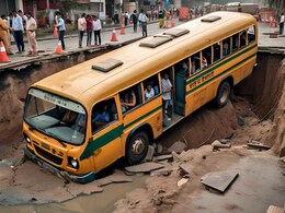 Rajasthan News: सिरोही में दिल्ली पब्लिक स्कूल की बस खड्डे में गिरी, चालक घायल, बाल-बाल बचे बच्चे