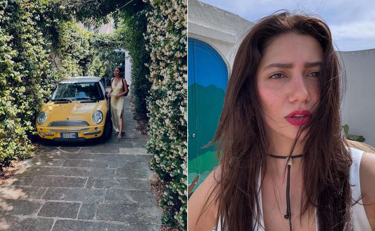 A Cherry Red Lip And The Italian Sunshine Together Made Up Mahira Khan's Holiday Beauty