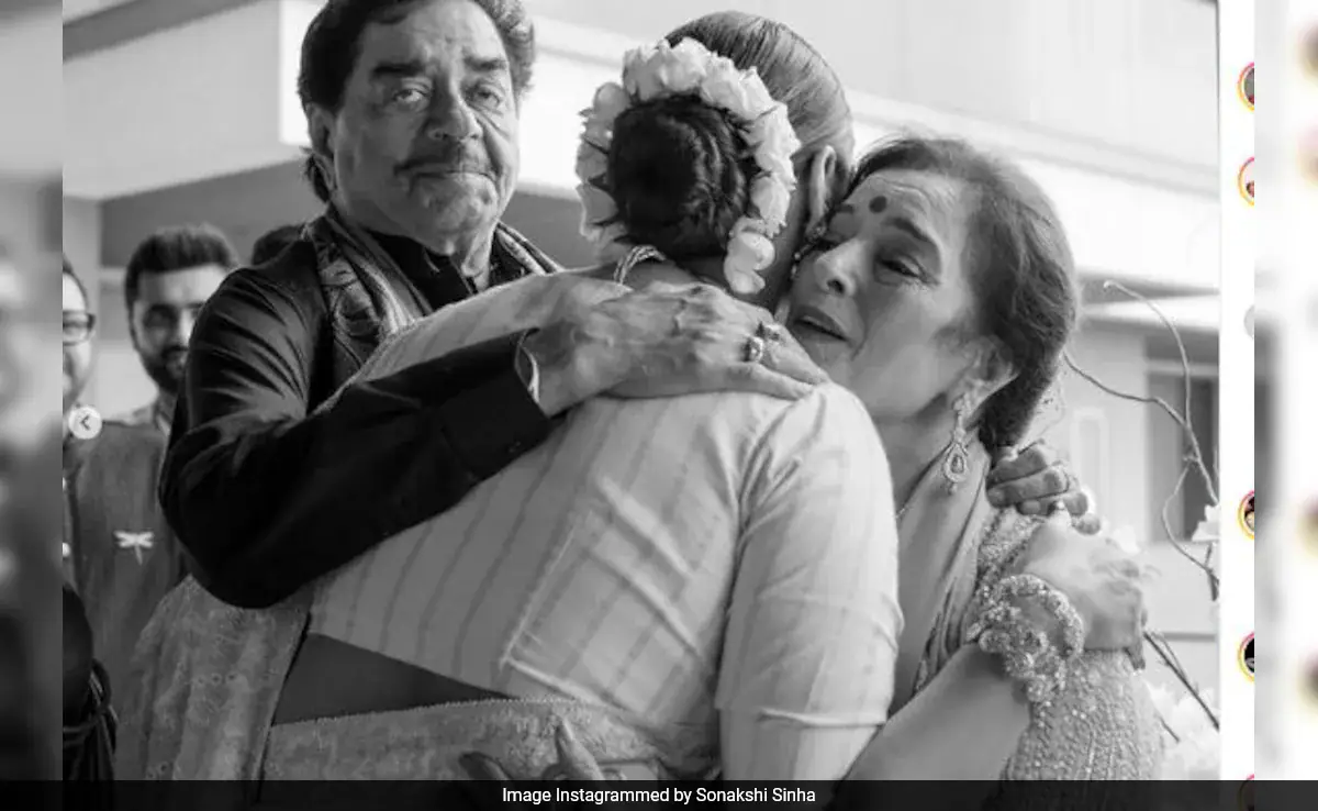 Pics: Inside Sonakshi Sinha's <i>Vidaai</i> With Shatrughan Sinha And Poonam Sinha: "Maa Started Crying..."
