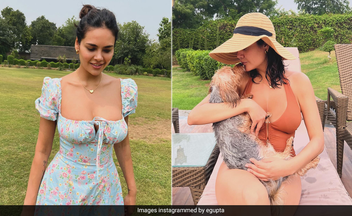 Esha Gupta's Quick Monsoon Getaway With Her Furry Friends And Family Was In Fact Rainbows And Sunshine