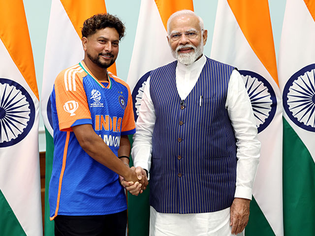 Kuldeep Yadav Receives Grand Welcome From Fans En Route To Hometown