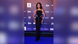 Esha Gupta Is Back To Red Carpet Slayage In A Backless Black Gown With Cutouts And A Bow