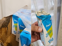 Viral: Man Finds Tiny White Worms In Amul Protein Buttermilk Carton, Company Responds Viral: Man Finds Tiny White Worms In Amul Protein Buttermilk Carton, Company Responds
