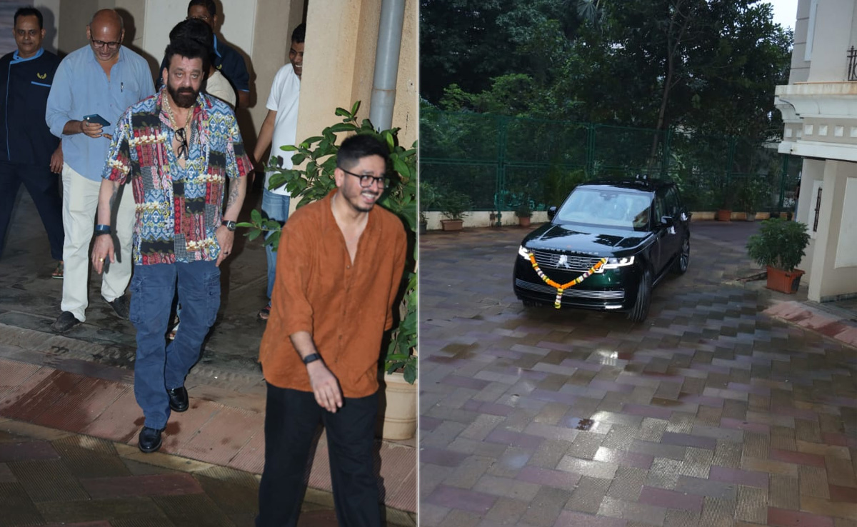 Sanjay Dutt Gifts Himself A Black Range Rover On His Birthday. See Pics