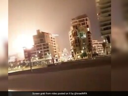 Watch: Drone Whizzes Across Skyline In Israel, Hits Building Near US Embassy