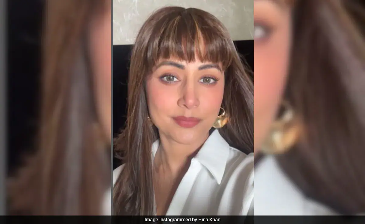 Hina Khan, Battling Cancer, Shares Video From Her First Shoot After Chemo Session: "Trying To Hide Stitches"
