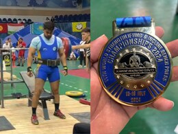 मेवात के अजहरुद्दीन ने स्ट्रेंथ लिफ्टिंग इंक्लाइन बेंच प्रेस प्रतियोगिता कजाकिस्तान में जीता गोल्ड मेडल