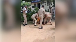 Man Sets Mother On Fire Inside UP Police Station, Films Her