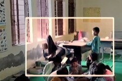 Sheopur News: CM राइज स्कूल में पैर फैलाकर सोते मिले मास्टर साहब! वीडियो वायरल