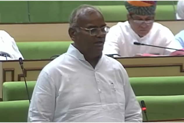 विधानसभा में माफी मांगते हुए मदन दिलावर की तस्वीर. विधानसभा में माफी मांगते हुए मदन दिलावर की तस्वीर.