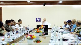 Amit Shah In High-Level Security Meet Reviews Deployment Strategy In J&K
