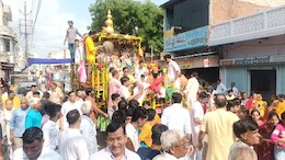 सीकर में निकली भगवान जगन्नाथ की भव्य रथ यात्रा, हजारों की संख्या में नाचते-गाते श्रद्धालु हुए शामिल