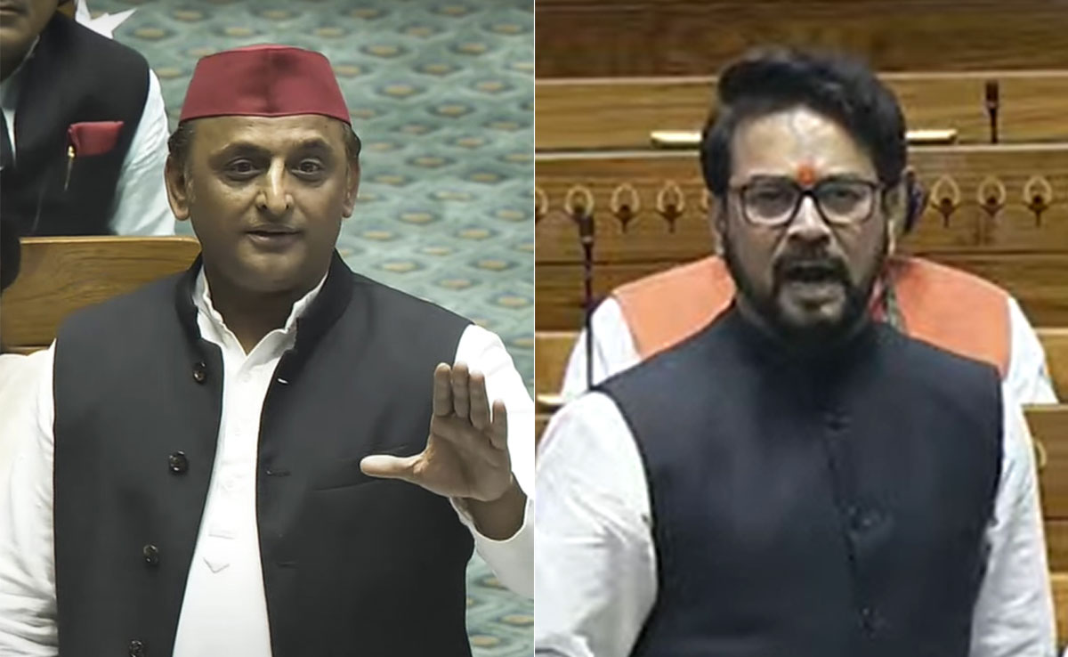 Amid Row Over Caste Remark, Anurag Thakur's Response To Akhilesh Yadav