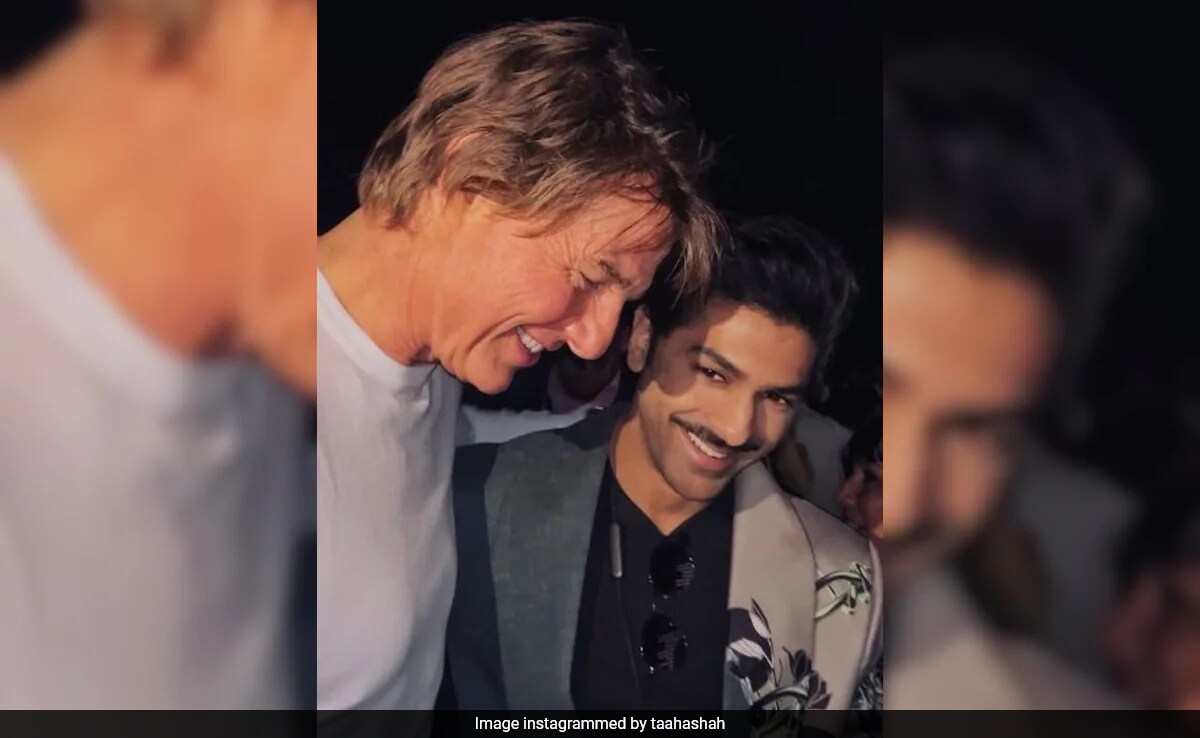 <i>Heeramandi</i> Actor Taha Shah Badussha Just Had A "Pinch Me" Moment With "Lifelong Idol" Tom Cruise