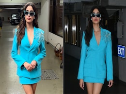 Janhvi Kapoor Caught Us In Her Web Of Style In A Blue Skirt Suit With A Spider Brooch Janhvi Kapoor Caught Us In Her Web Of Style In A Blue Skirt Suit With A Spider Brooch