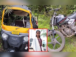 पालघरमध्ये रिक्षा आणि दुचाकीचा भीषण अपघात; शाळकरी मुलीचा मृत्यू, तर 8 जण जखमी