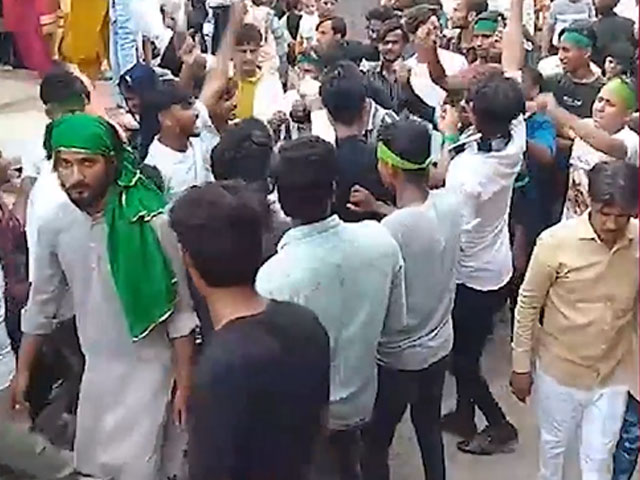 Balcony Collapses In UP's Sakrawa Village During Muharram Procession