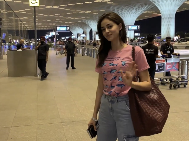 Ananya Panday's Chic Airport Style Turns Heads In Mumbai