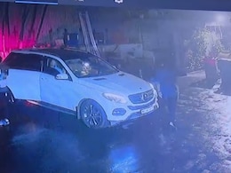 CCTV Footage Shows Sena Leader's Son In Mercedes Before BMW Crash CCTV Footage Shows Sena Leader's Son In Mercedes Before BMW Crash