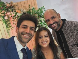 Kartik Aaryan Had A Blast At <i>Satyaprem Ki Katha</i> Director's Wedding - See Pics