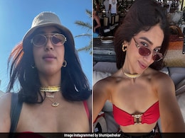 Bhumi Pednekar's Red Swim Top With A Printed Skirt Is Fit For A Beach Day Bhumi Pednekar's Red Swim Top With A Printed Skirt Is Fit For A Beach Day