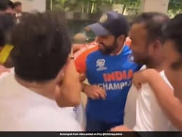 Watch: Family, Friends' Special Surprise For Rohit Sharma As India Captain Returns Home Watch: Family, Friends' Special Surprise For Rohit Sharma As India Captain Returns Home