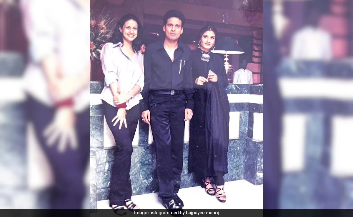 Manoj Bajpayee Struck Throwback Gold In His Photo Archive. See Pic With Raveena Tandon And Gul Panag