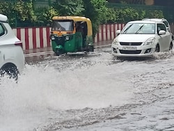 Streets Waterlogged After Heavy Rain Continues In Delhi, &#039;Yellow&#039; Alert Issued