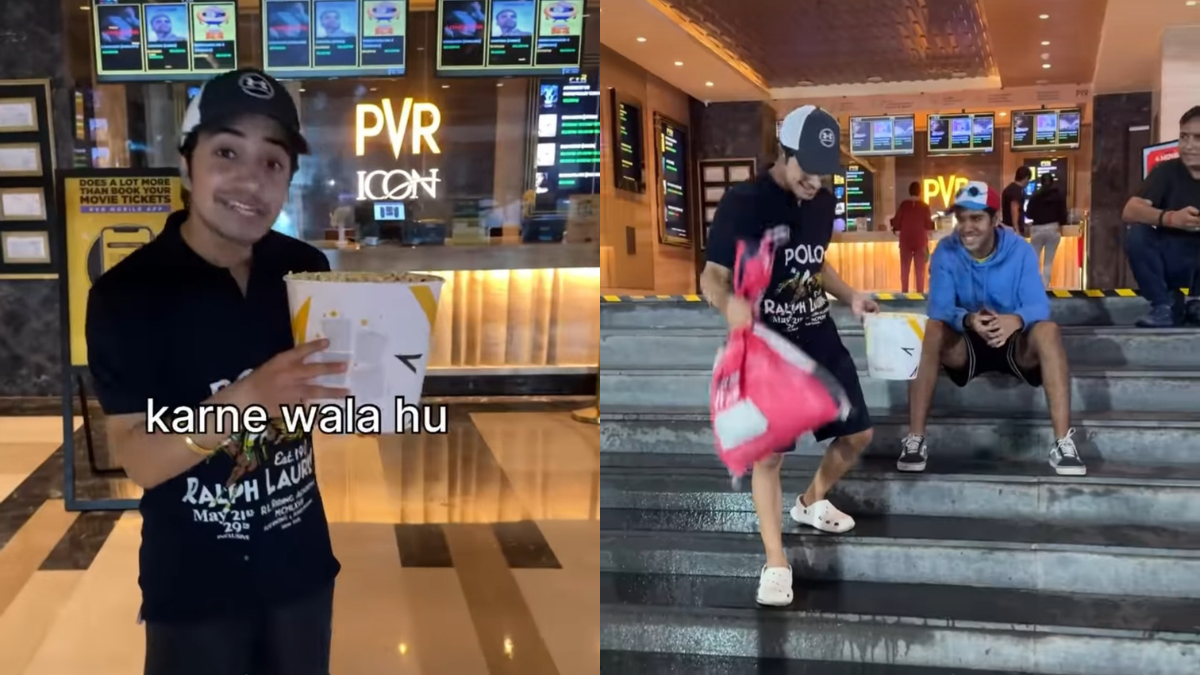 Viral Now: Vlogger Refills Large Popcorn Tub At Cinema 8 Times, Internet Reacts