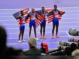 Rai Benjamin Anchors US To Men's 4x400m Relay Gold
