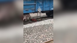 Video: Woman's Miraculous Escape After Train Passes Over Her In Telangana