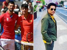 Sachin Tendulkar Hits Bulls Eye, Explains How Novak Djokovic Beat Carlos Alcaraz In Olympics Final Sachin Tendulkar Hits Bulls Eye, Explains How Novak Djokovic Beat Carlos Alcaraz In Olympics Final