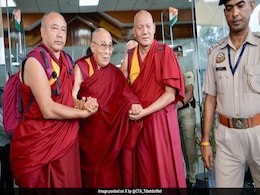 Dalai Lama Returns Home After Knee Surgery In New York - And A Top Meeting Dalai Lama Returns Home After Knee Surgery In New York - And A Top Meeting