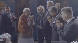 Watch: PM Modi Greeted With Namastes As He Arrives In Ukraine