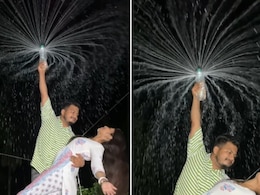 बोतल में भरा पानी, फिर किए छोटे-छोटे छेद, रोमांटिक फोटोशूट के लिए कपल ने किया ऐसा जुगाड़, 10 करोड़ लोगों ने देखा Video