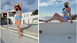 The Landscape Of Greece Got A Little More Blue With Karishma Tanna's Beach Style