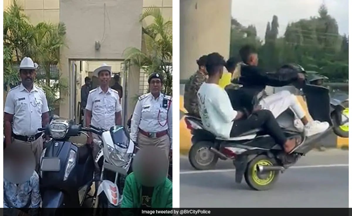Bengaluru Police Takes Action After Video Of Reckless Bike Stunt Goes ...