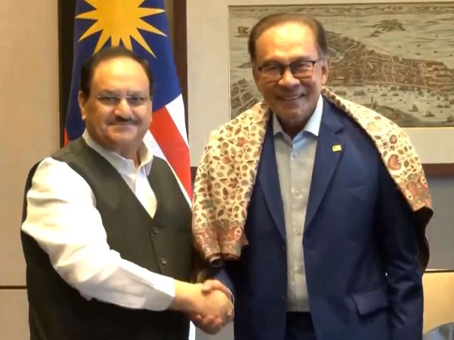 India-Malaysia Ties Elevated: JP Nadda Meets PM Anwar Ibrahim In Delhi