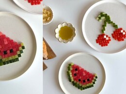 Watch: Food Blogger Creates Stunning Pixel Art With Fruits, Amazes The Internet Watch: Food Blogger Creates Stunning Pixel Art With Fruits, Amazes The Internet