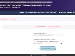 CA Intermediate 2024 Admit Card For September Exam Released, Check Steps To Download CA Intermediate 2024 Admit Card For September Exam Released, Check Steps To Download
