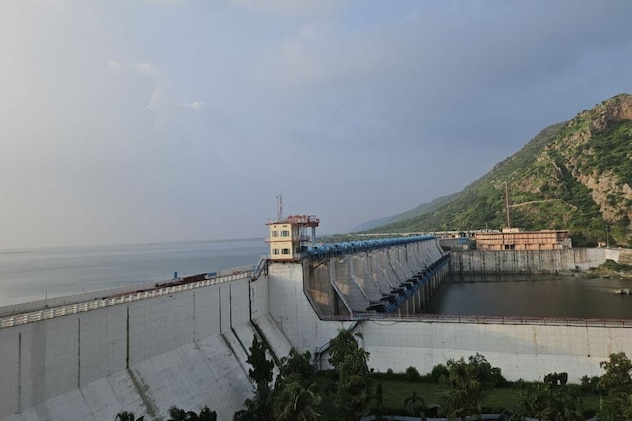 बांध में पानी की आवक कम